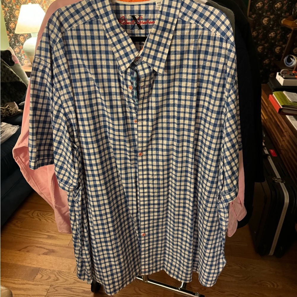 4XL Robert Graham Short Sleeve Shirt